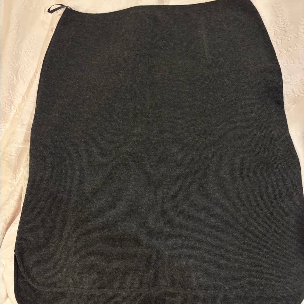 Eileen Fisher Charcoal Pencil Skirt